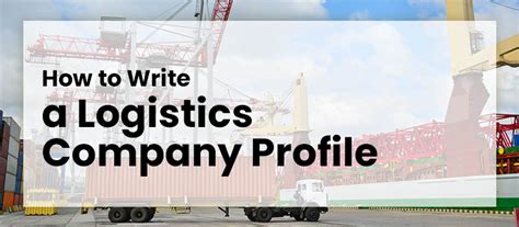 Logistics Services Company Information .
